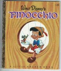 Walt Disney's Pinocchio © 1948 Little Golden Book D8